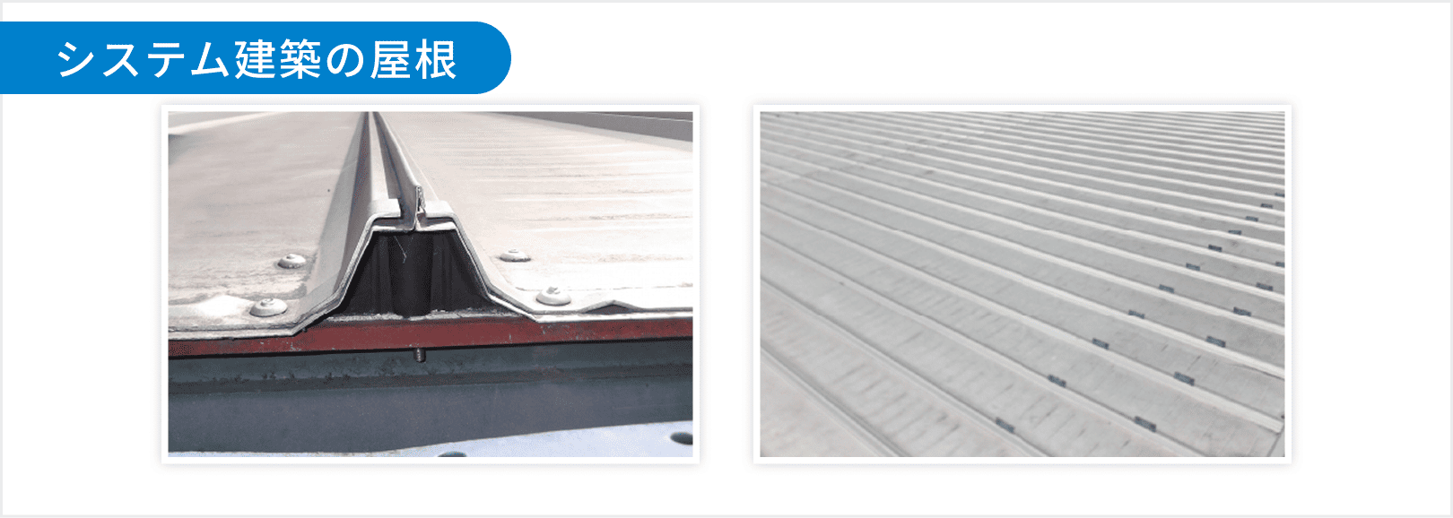 システム建築の屋根